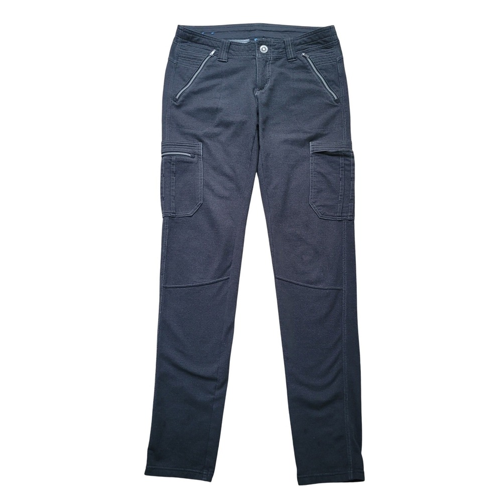 Kuhl Krush Womens Cargo Pants Black Hiking Utility 2 Reg